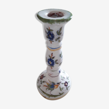 Martre Tolosane's ancient candlestick in fine earthenware