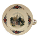 6 dessert plates "Obernai" from the Sarreguemines pottery.