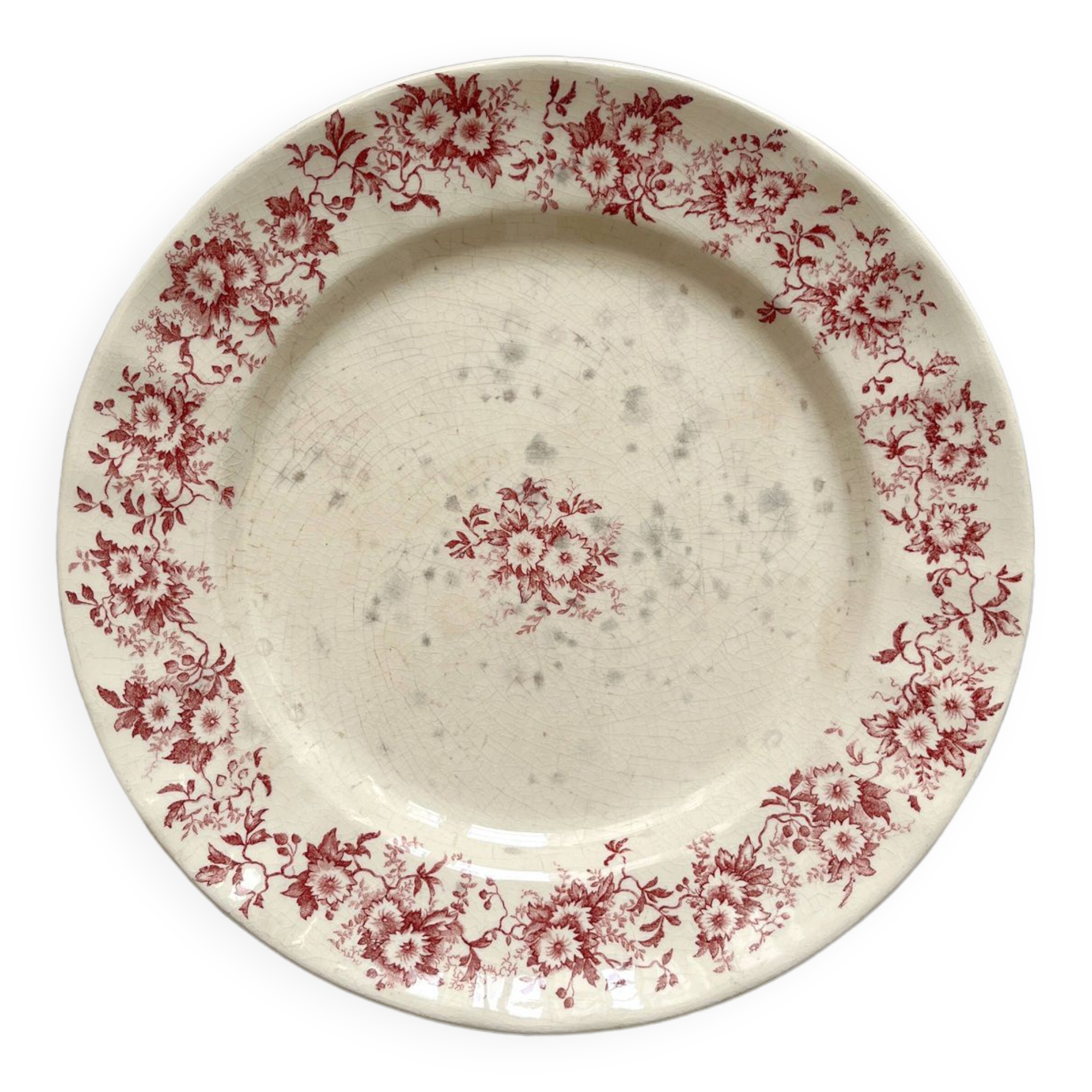 Low iron clay compote bowl "Aster" Longchamp