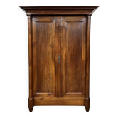 Empire wardrobe in cherry wood from the 19th century.