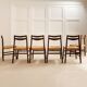 6 Italian chairs - Italy 1960s