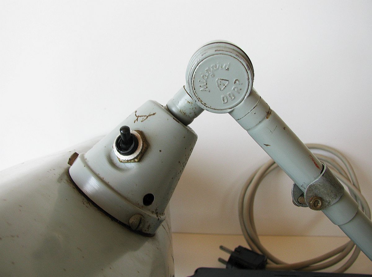 Lampe industrielle vintage de Midgard, années 1950