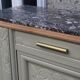 Art Deco sideboard in renovated solid oak – marble top