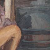 Nude painting ‘Nu’ by Louis Peyré, France, 1989