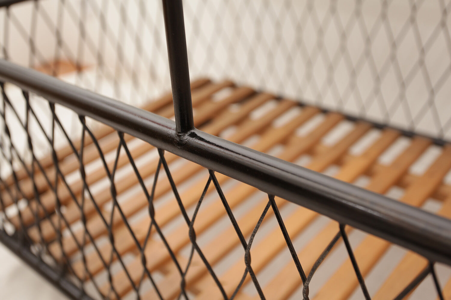 Industrial metal baker's bread cart