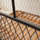 Industrial metal baker's bread cart