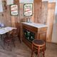Comptoir bar ancien art nouveau