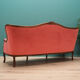 Canapé en velours rose, design suédois, années 1980