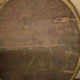 Oval mirror gilded wood - 84x100cm