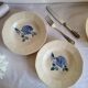 7 vintage deep plates in earthenware from Digoin Sarreguemines