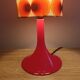 Lampe à poser ambiance seventies | imprimé psychédélique style vintage