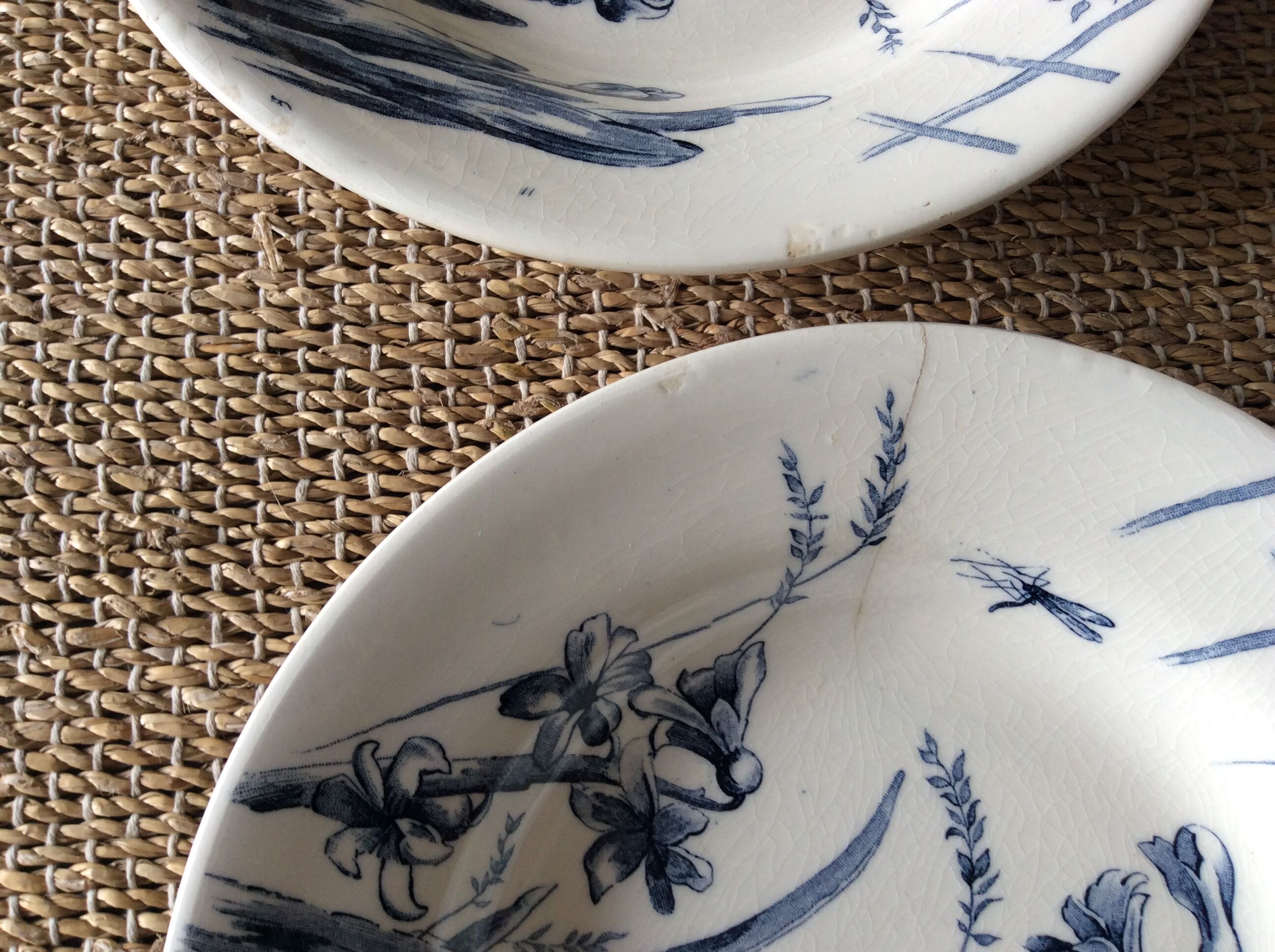 9 assiettes Terre de Fer