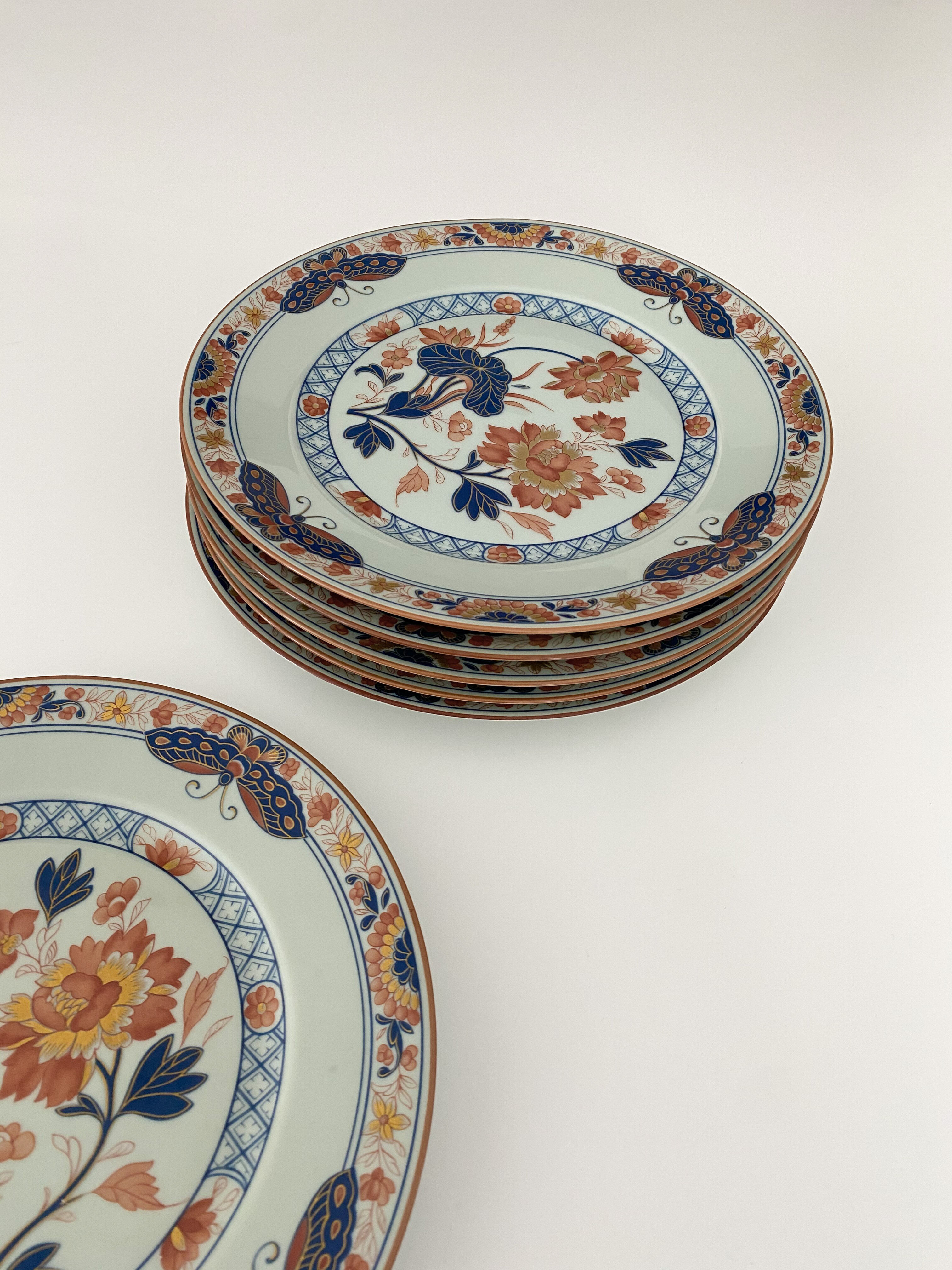 Lot of 6 plates Haviland Limoges Tai Yuan