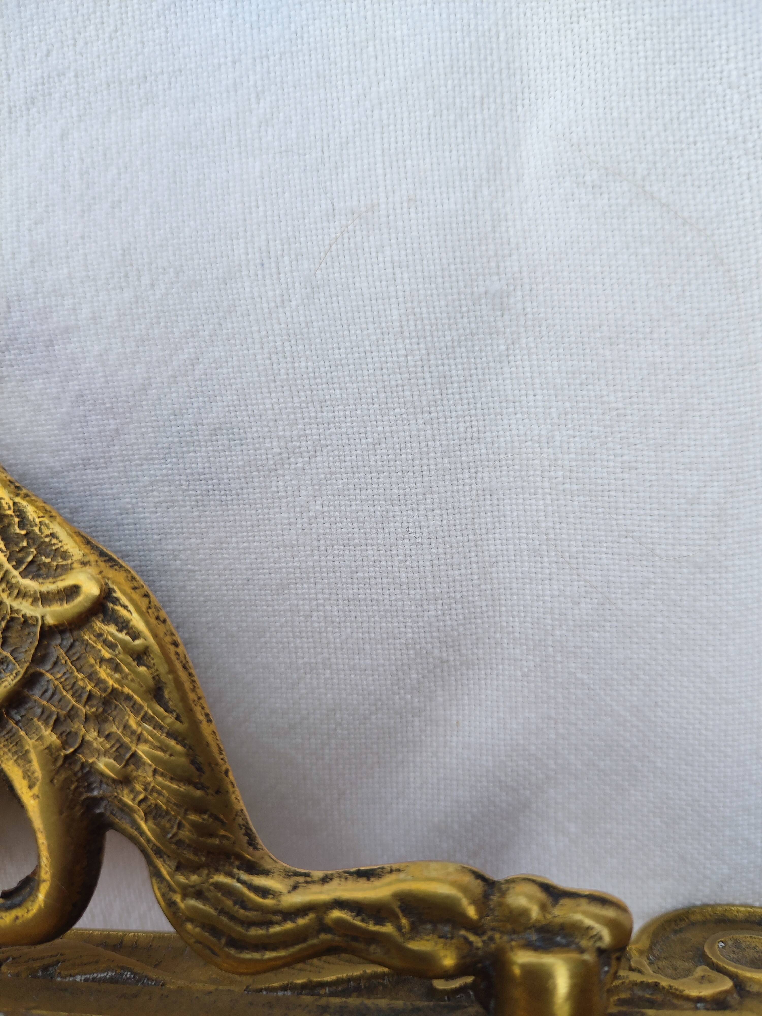 Brass dragon coat rack