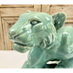 Cracked lioness sculpture art deco 1930 signed odyv