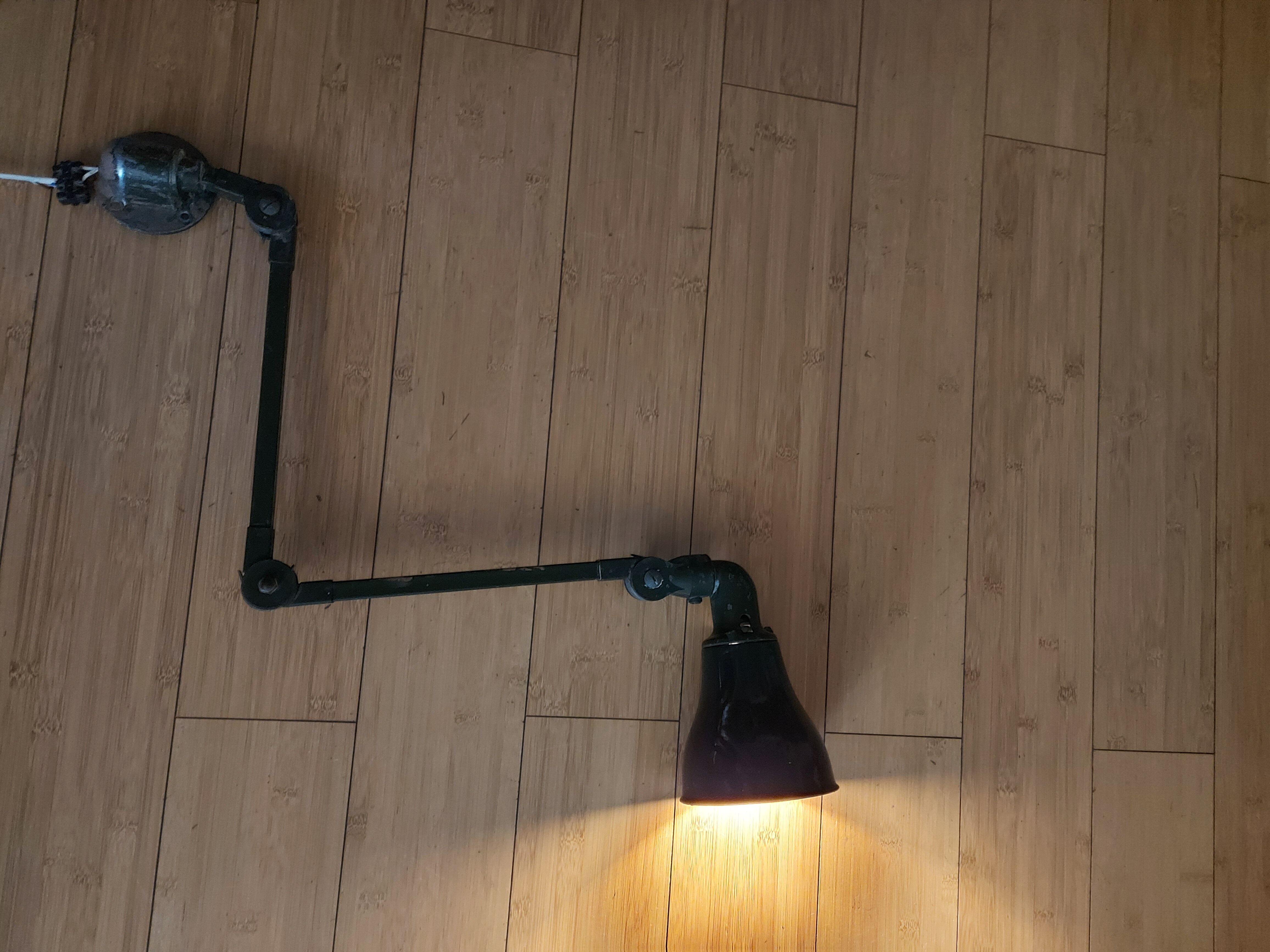 Lampe articulée industrielle des années 40'S Invisaflex