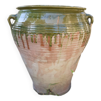 Jar, glazed earthenware pottery