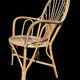 Rattan armchairs from the 70s France, set of 4