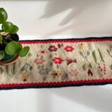Tapis Rollakan décor de tulipes vintage