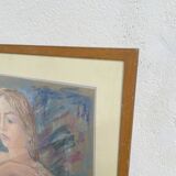 Charcoal framed portrait