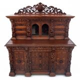 Carved buffet-chest of drawers, France, circa 1860