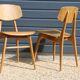 2 chaises reconstruction 1950 style Landault