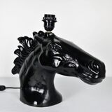 Ceramic horse lamp 1980