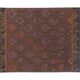 Vintage Turkish kilim handwoven 194x245 cm