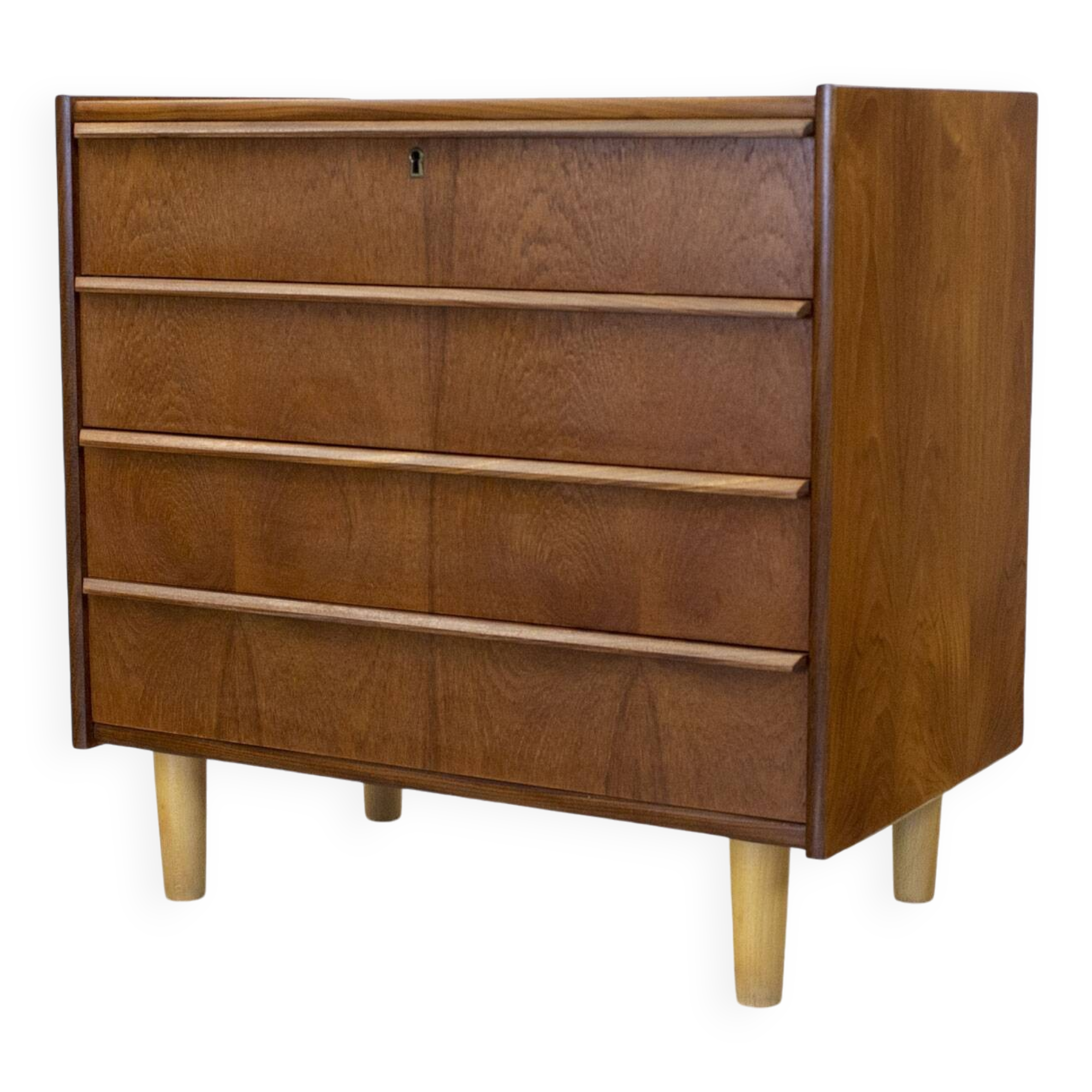 Commode danoise en teck par Hanbjerg, années 1960