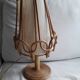 Vintage rattan lamp by Louis Sognot