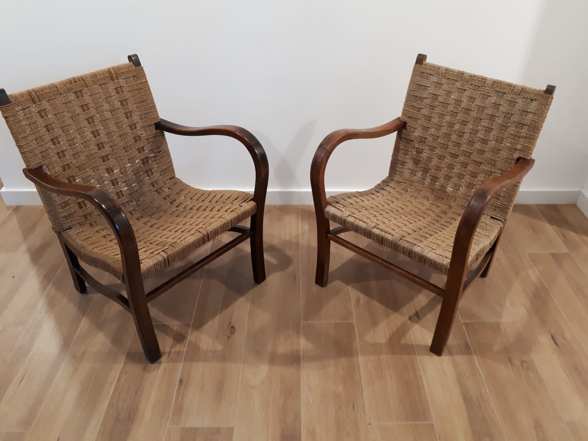 Pair of armchairs, Netherlands, 60s