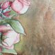 Aquarelle aux roses vintage