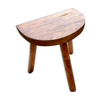 Tabouret tripode brutaliste