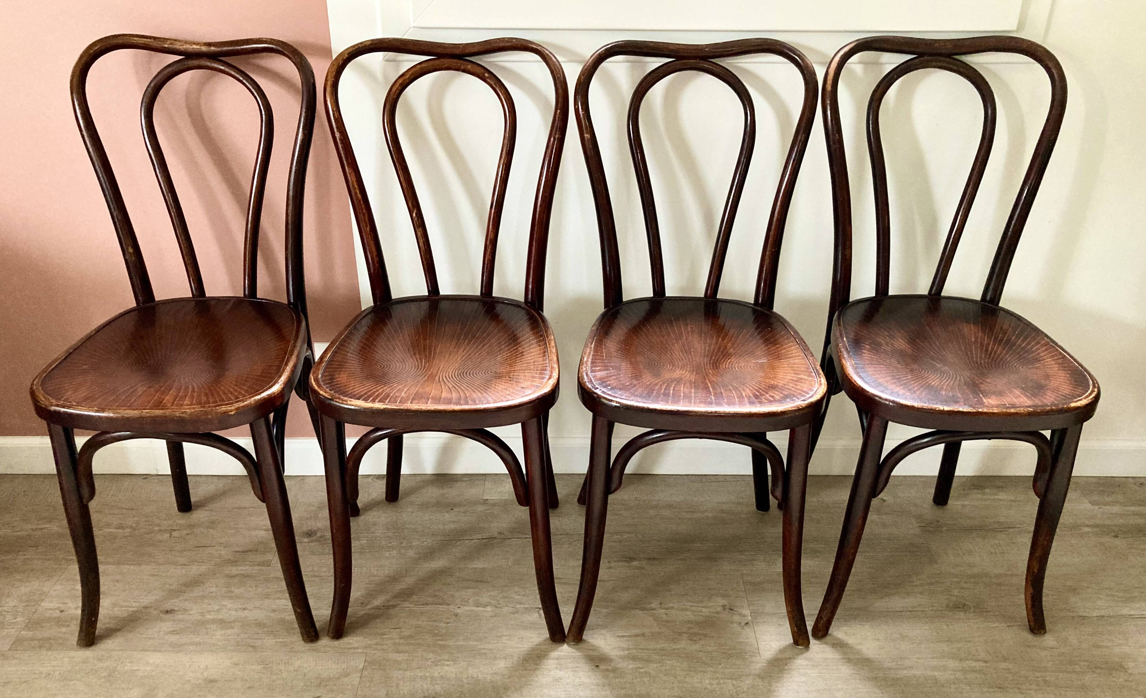 Set of 4 Fischel bistro chairs