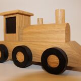 Wooden locomotive