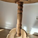 Antique oak tripod table