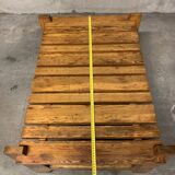 Vintage Pine Coffee Table, Reconstruction Period, Brutalist Design