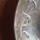 Vermeil plate (solid silver covered with gold) period 1900