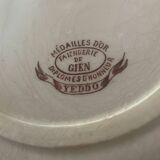 5 assiettes Gien modèle Yeddo