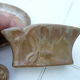 Sandstone smoker's necassary signed Denbac art nouveau