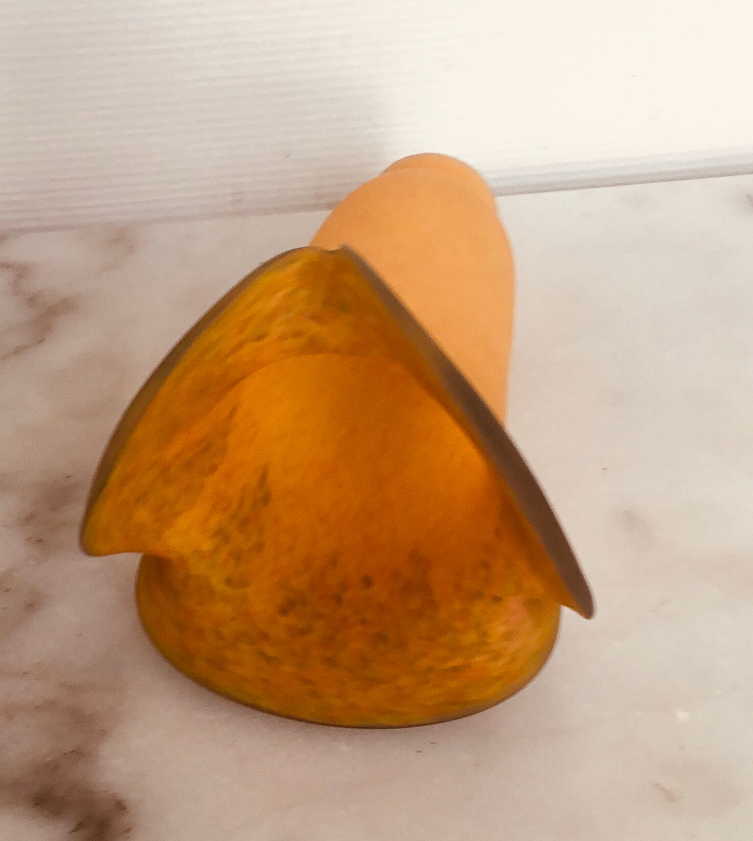 Signed glass pastry tulips