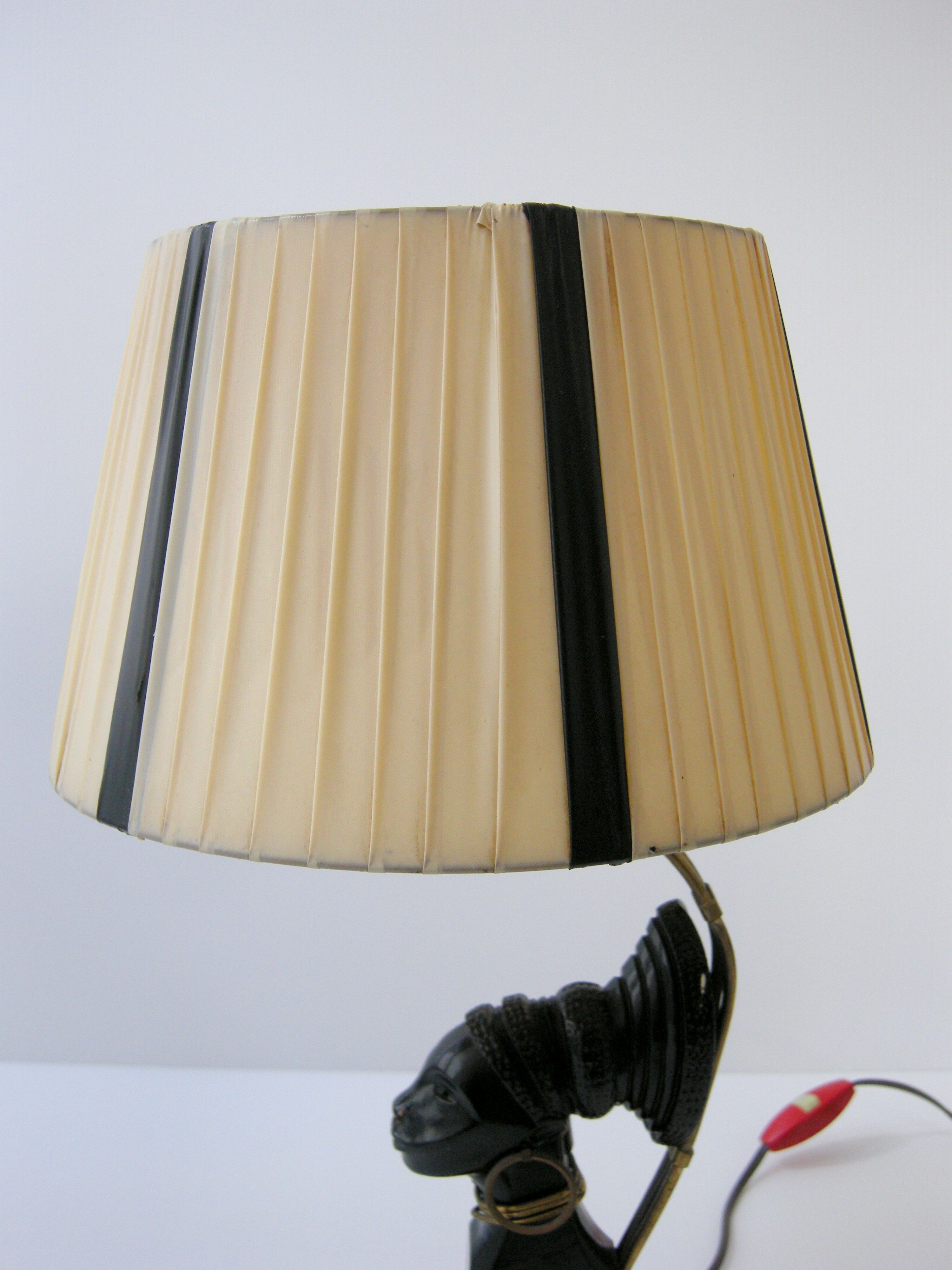 Vintage lamp wood 1950