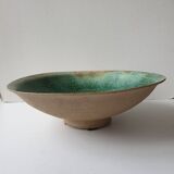 Ceramic salad bowl 30.5cm Signed Francois Guéneau Noyers