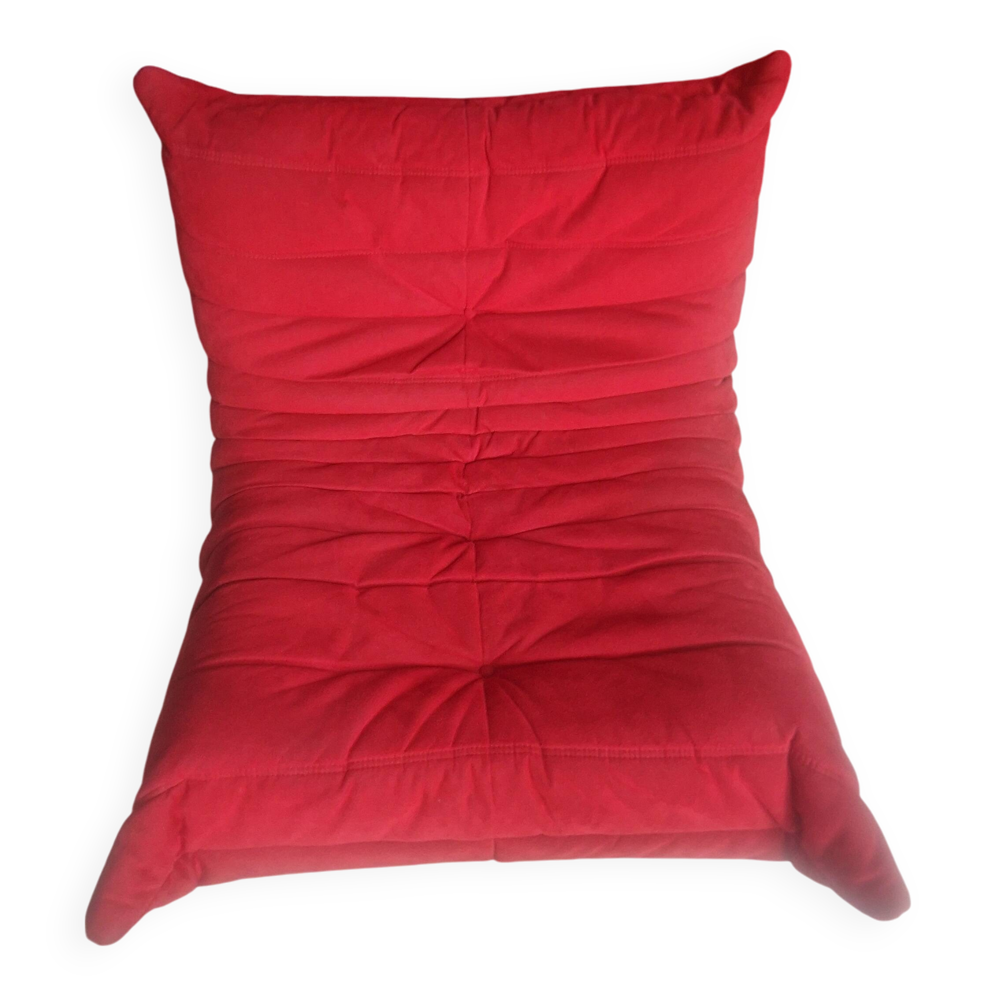 TOGO Set from Ligne Roset - Alcentara Red - Sofa Bed - Corner Armchair - Armchair