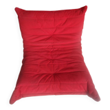 Ensemble TOGO de Ligne Roset-Alcentara Rouge-Canapé lit-Chauffeuse dangle-chauffeuse