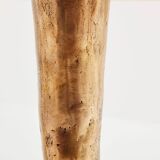 Oak and patinated bronze tripod pedestal table by Garouste & Bonetti 1987