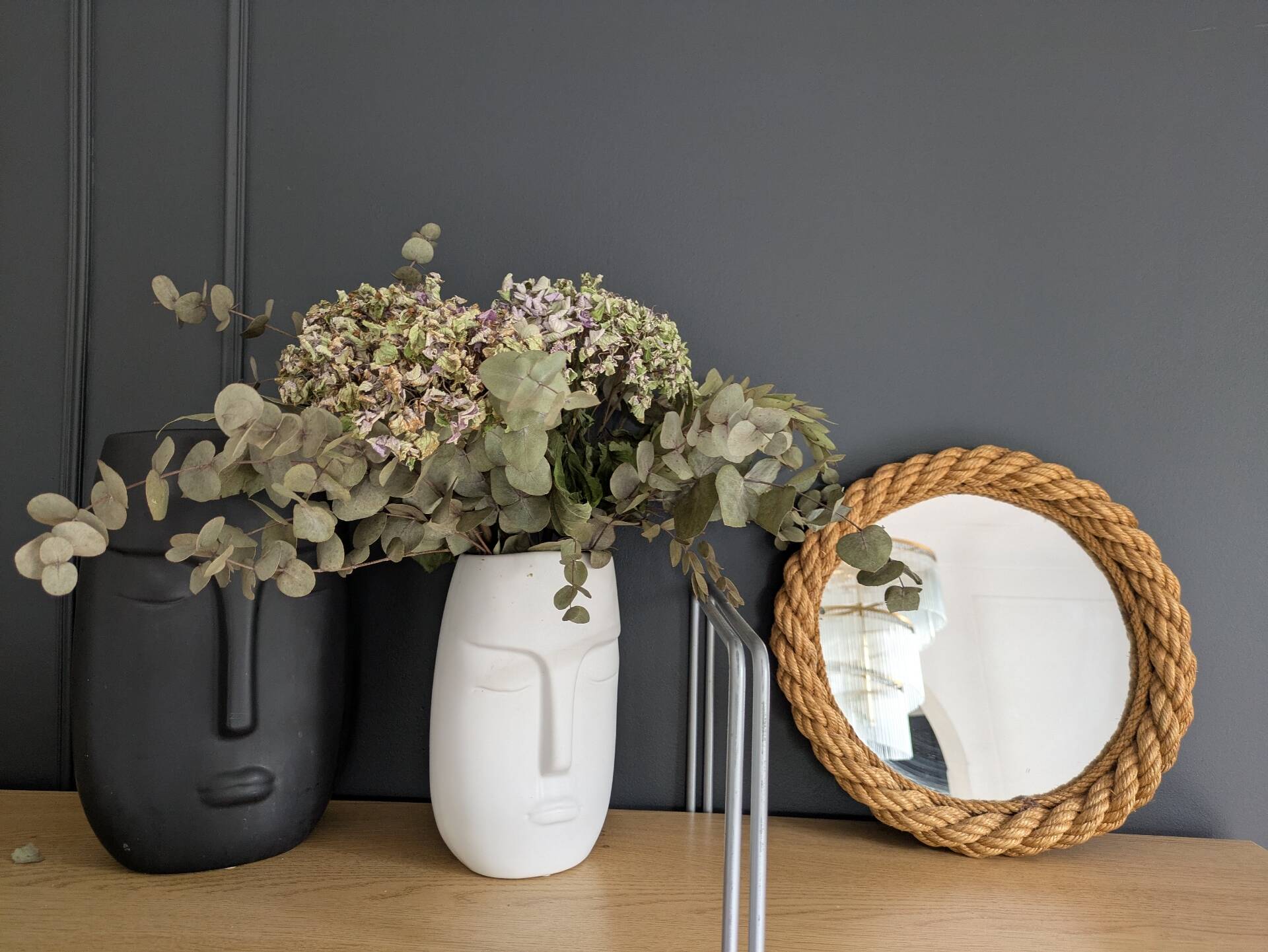Mid Century Mirror Audoux and Minet