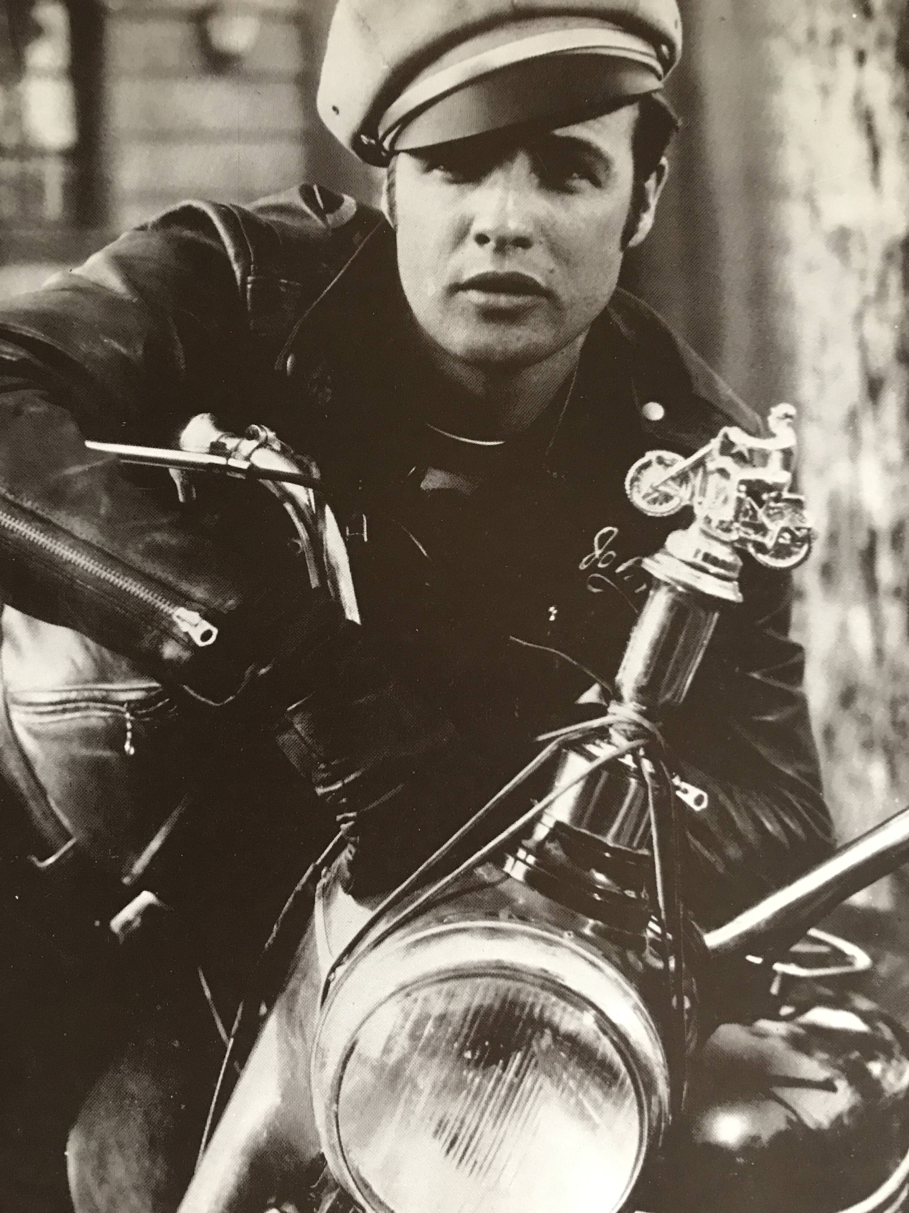 Vintage Marlon Brando in "The Wild One" POSTER, Delta Production M30