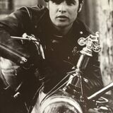 Vintage Marlon Brando in "The Wild One" POSTER, Delta Production M30