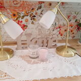 "Luigi Ferro" gold brass lamp